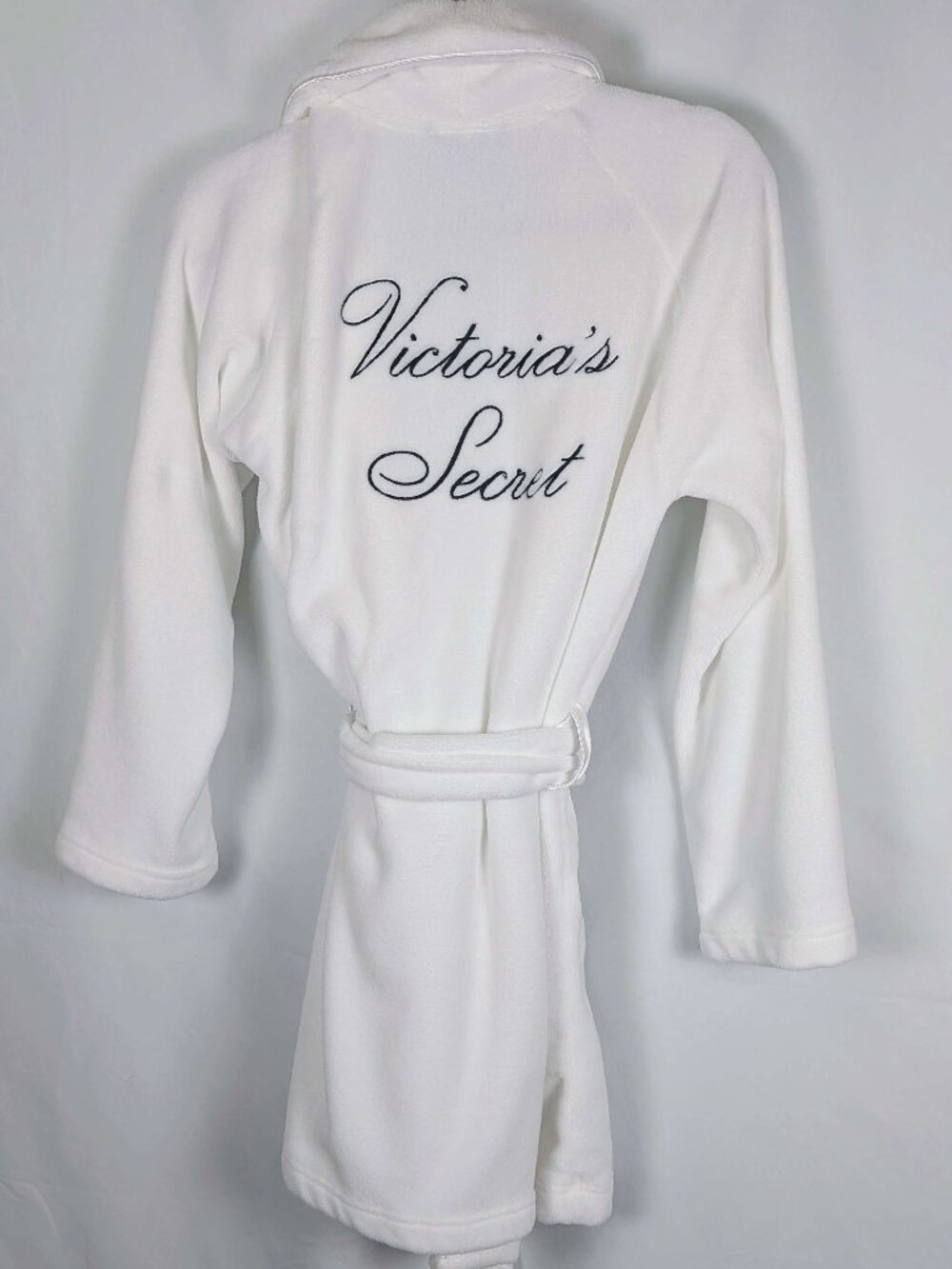 Victoria's Secret Angel Cozy White Robe Short Women’s Size M/L